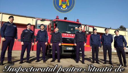 Opt viitori pompieri, în practică la ISU Argeș