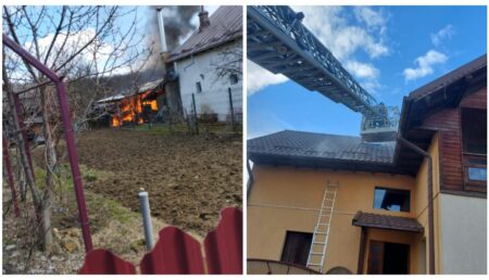 Argeș: Incendii în două gospodării!