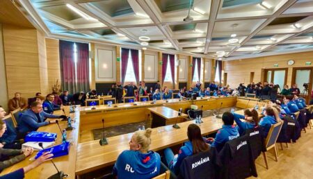 Moment istoric! Naționala de handbal feminin a ajuns la Pitești!