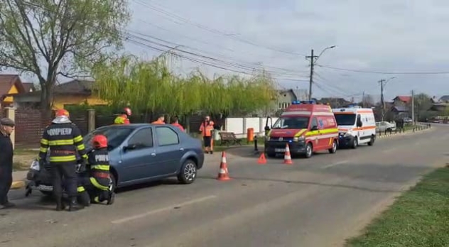 Argeș: Accident lângă Primărie. Trei mașini implicate!