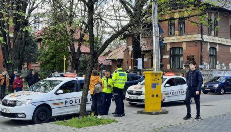 Pitești: Pieton lovit de mașină lângă Colegiul Brătianu