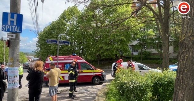 Pitești: Accident cu mai multe mașini în Găvana