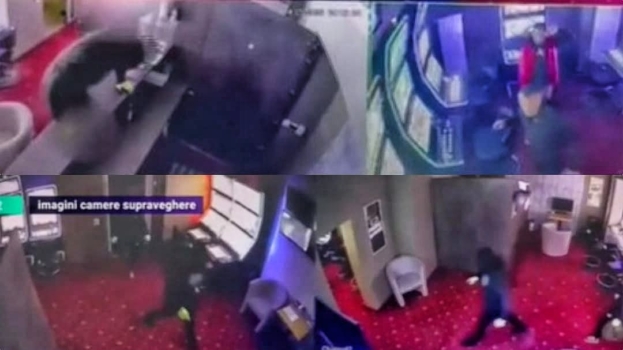 Jaf armat la o sală de jocuri! Hoții au făcut prăpăd!