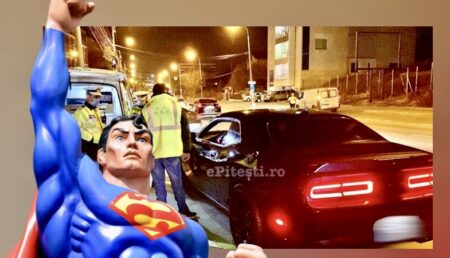 Când te crezi Superman la volan, faci „show” în traficul din Pitești