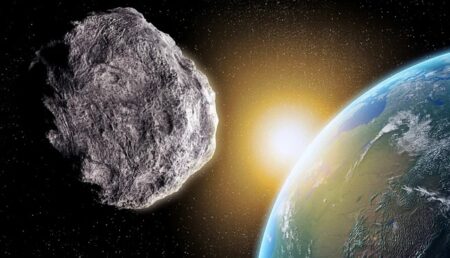 O bucată de asteroid se îndreaptă spre Pământ