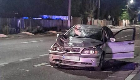 Accident mortal produs de un șofer băut. L-a spulberat cu BMW-ul