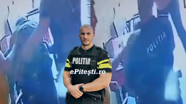 Cum a salvat un polițist viața unui bărbat! Imagini incredibile!