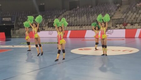 Gimnastele de la Real Bradu, show la Pitești Arena