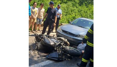 Argeș. Motociclist accidentat pe Transfăgărășan!