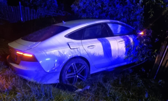 Accident pe cel mai periculos drum! Bolid Audi, daună totală!