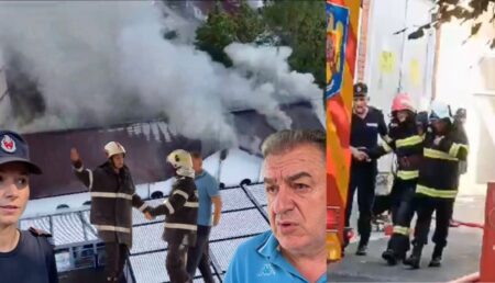 Pompier rănit‼ Lupta cu flăcările care au cuprins restaurantul ,,La Butoaie” continuă! A venit inclusiv primarul Gentea!