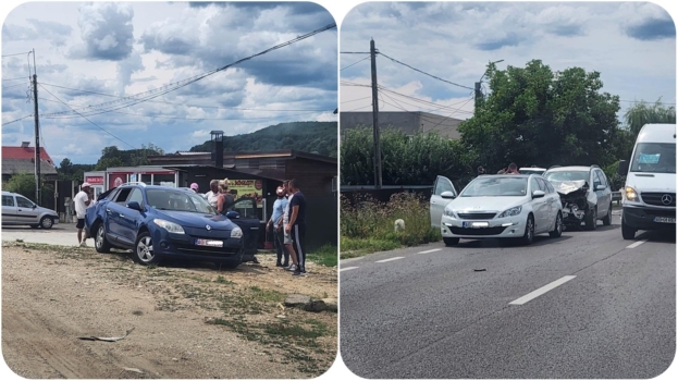 Argeș. Accident grav, cu 3 mașini, pe un drum intens circulat