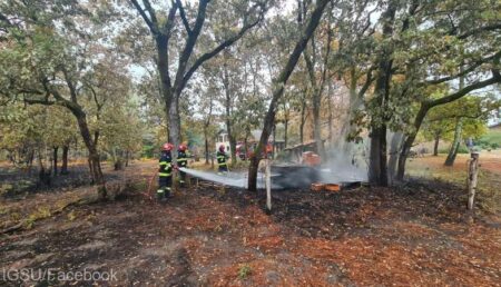 Pompier argeșean, în luptă cu incendiile de pădure din Franța