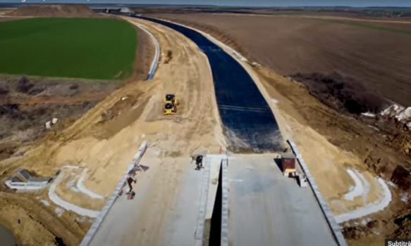 Imagini video spectaculoase! Drumul Expres Craiova-Pitești, aproape gata!
