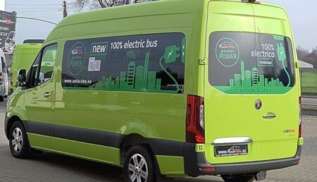 Argeș. 17 microbuze electrice pentru copii din anumite localități