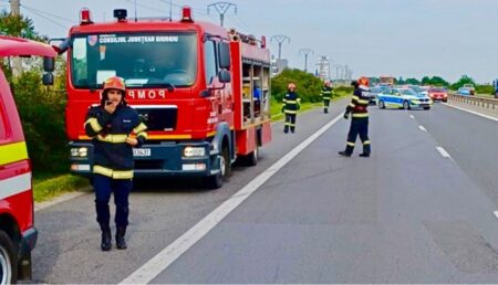 Urgență majoră pe Drumul Expres Craiova-Pitești! Trafic oprit