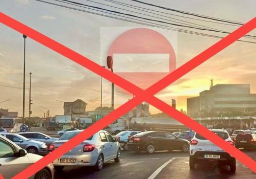 Pitești. Este HAOS! Cu toate că nu s-a anunțat nimic, un sens este ÎNCHIS circulației