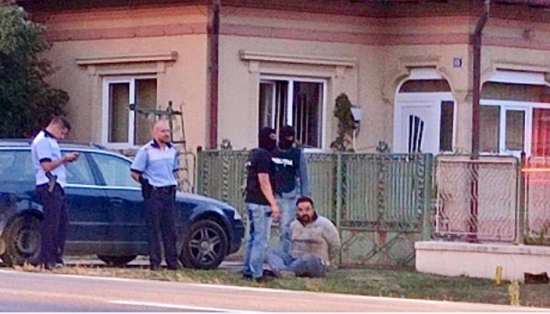 Mai ceva ca-n filme! Șofer prins în trafic și încătușat lângă Pitești
