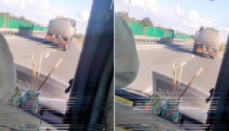 Șofer rupt de beat conducea o cisternă în zig-zag pe Autostradă