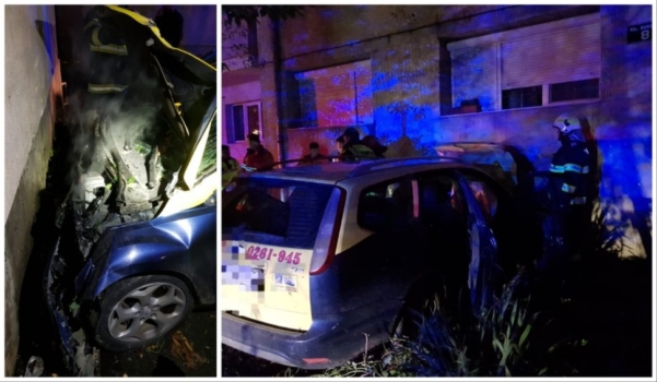 Tragedie! Un tânăr a murit după ce s-a izbit cu mașina de un bloc