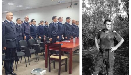 ISU Argeș, ultim omagiu de suflet pentru plutonierul decedat la doar 49 de ani