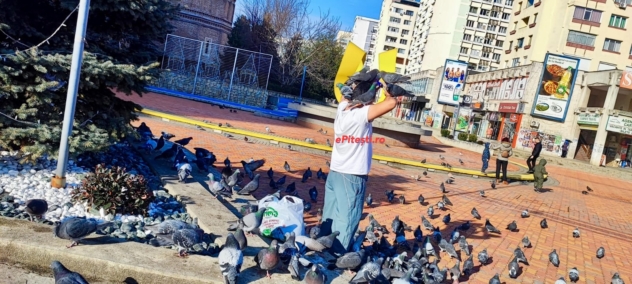 „Singur acasă” în centrul Piteștiului! Spectacol nemaivăzut!