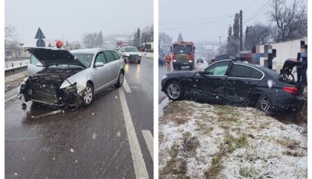Accident cu două vehicule în Argeș, ACUM!