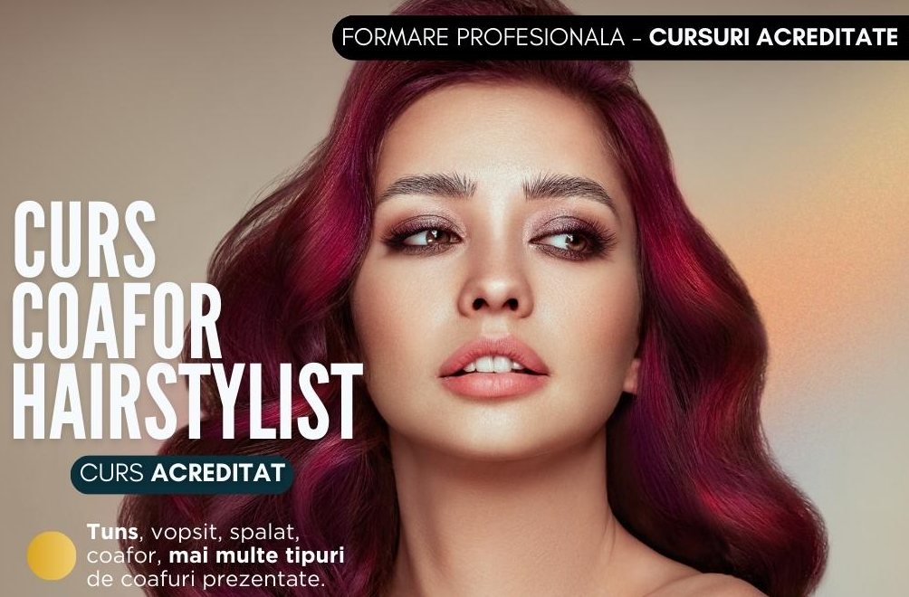 Curs acreditat coaforhairstylist în Pitești epitesti