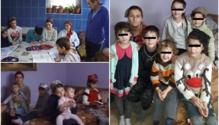Argeș. Cea mai numeroasă familie din România! Mama eroină cu 20 de copii