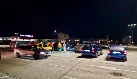 Protest spontan în Pitești, la Carrefour – Supernova