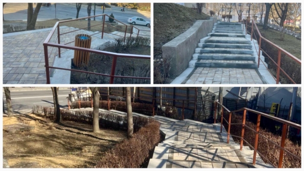 Pitești. Scări reabilitate cu peste 30 de mii de euro