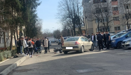 Accident în Pitești. Motociclist lovit lângă Liceul de Chimie, în Prundu