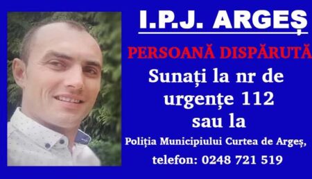 Situație critică în Argeș! Cum a fost găsit bărbatul dispărut ieri