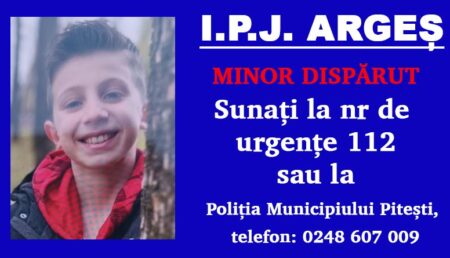 Alertă în Pitești! Copil de 10 ani dispărut fără urmă