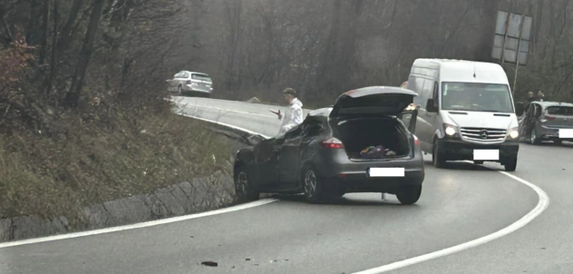 Accident grav pe cel mai periculos drum, pe o vreme infernală!