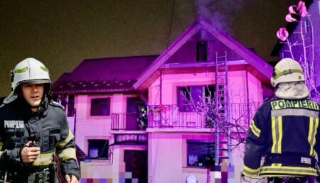 Incredibil: Și-a dat singur foc la casă, lângă Pitești