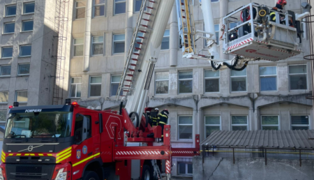 Nu vă speriați: Pompierii intervin la Spitalul de Pediatrie!