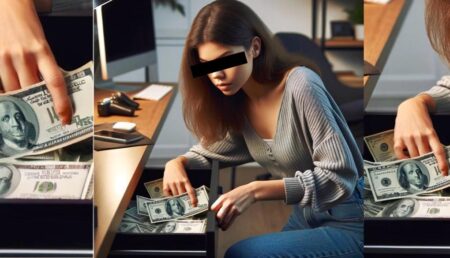 Așa ceva mai rar: O fată a furat banii părinților și a pus $ falși în loc!