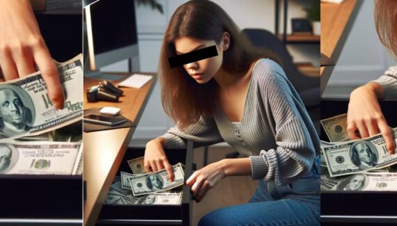 Așa ceva mai rar: O fată a furat banii părinților și a pus $ falși în loc!