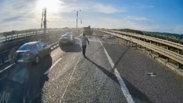 Accident deosebit de grav pe Autostrada A1, lângă Pitești! Momentul surprins video