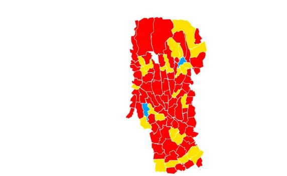 Roșu, galben și (foarte puțin) albastru: Argeșul a VOTAT