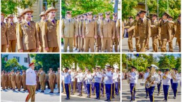 Emoție și mândrie la ceremonia de absolvire a noii promoții de maiștri militari și subofițeri – SMMMSFT „BASARAB I”, Pitești