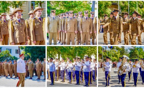Emoție și mândrie la ceremonia de absolvire a noii promoții de maiștri militari și subofițeri – SMMMSFT „BASARAB I”, Pitești