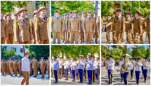 Emoție și mândrie la ceremonia de absolvire a noii promoții de maiștri militari și subofițeri – SMMMSFT „BASARAB I”, Pitești