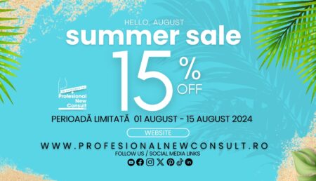 Summer FlashSale pentru cele mai bune cursuri de formare! Beneficiază de cele mai hot reduceri de până la 15%