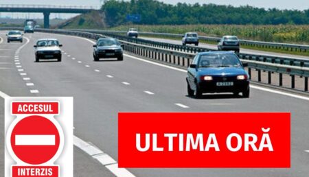 Atenție! Se închide Autostrada București – Pitești!