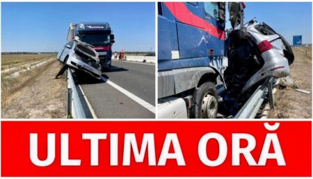 News ALERT: Accident extrem grav pe Drumul Expres Pitești-Craiova, acum! Bărbat mort!