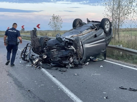 Accident deosebit de grav: Un șofer băut a intrat pe contrasens și a rănit două persoane