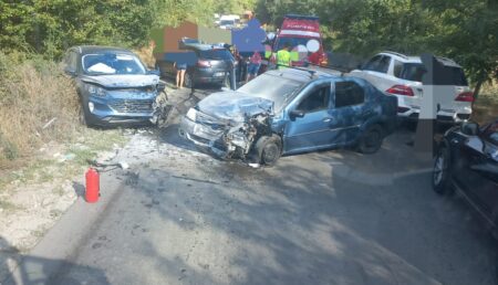 Accident grav aproape de tunelul de la Momaia al autostrăzii Pitești – Sibiu!