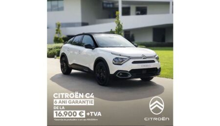 Ofertă specială la Eurial! Citroën C4: 6 ani garanție și preț imbatabil